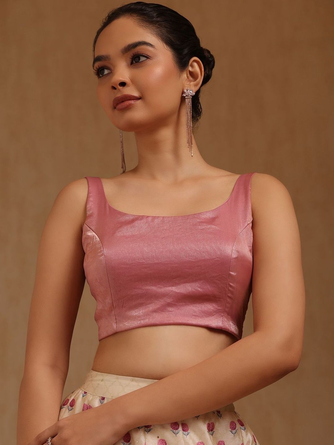 Soch Soch U-Neck Padded Saree Blouse