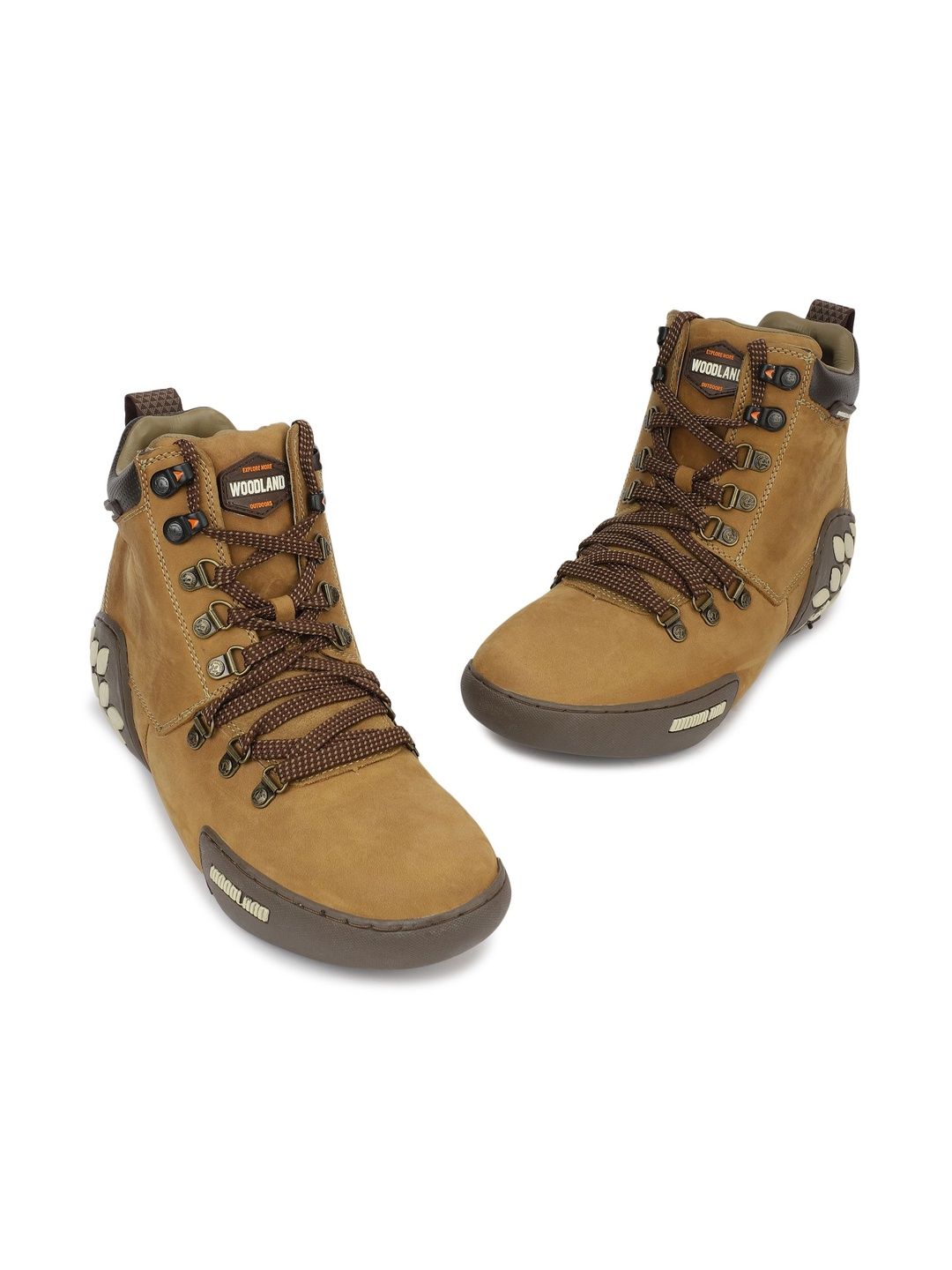 Woodland Woodland Men Nubuck Trekking Shoes