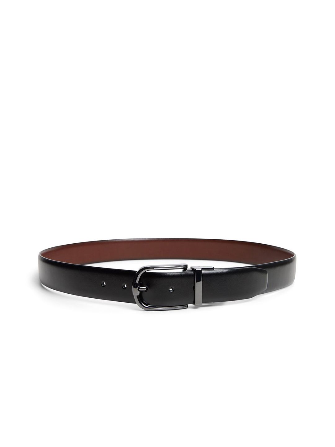 ALDO Men Solid Leather Tang Belt