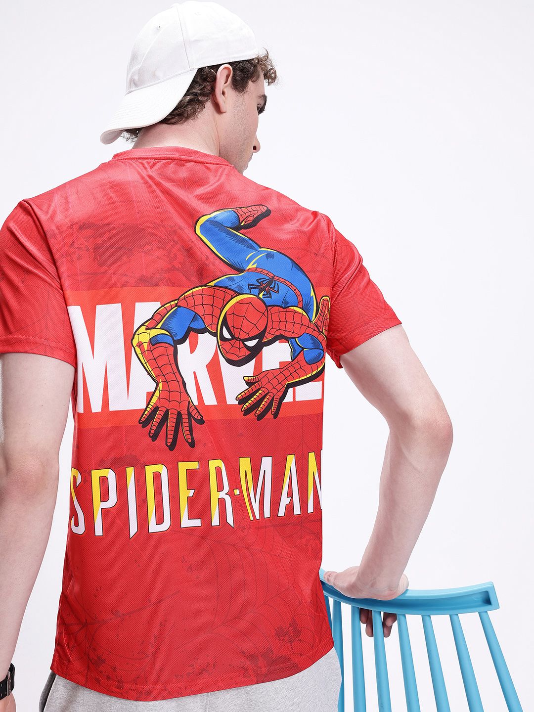 Kook N Keech Spiderman Graphic Printed T-shirt