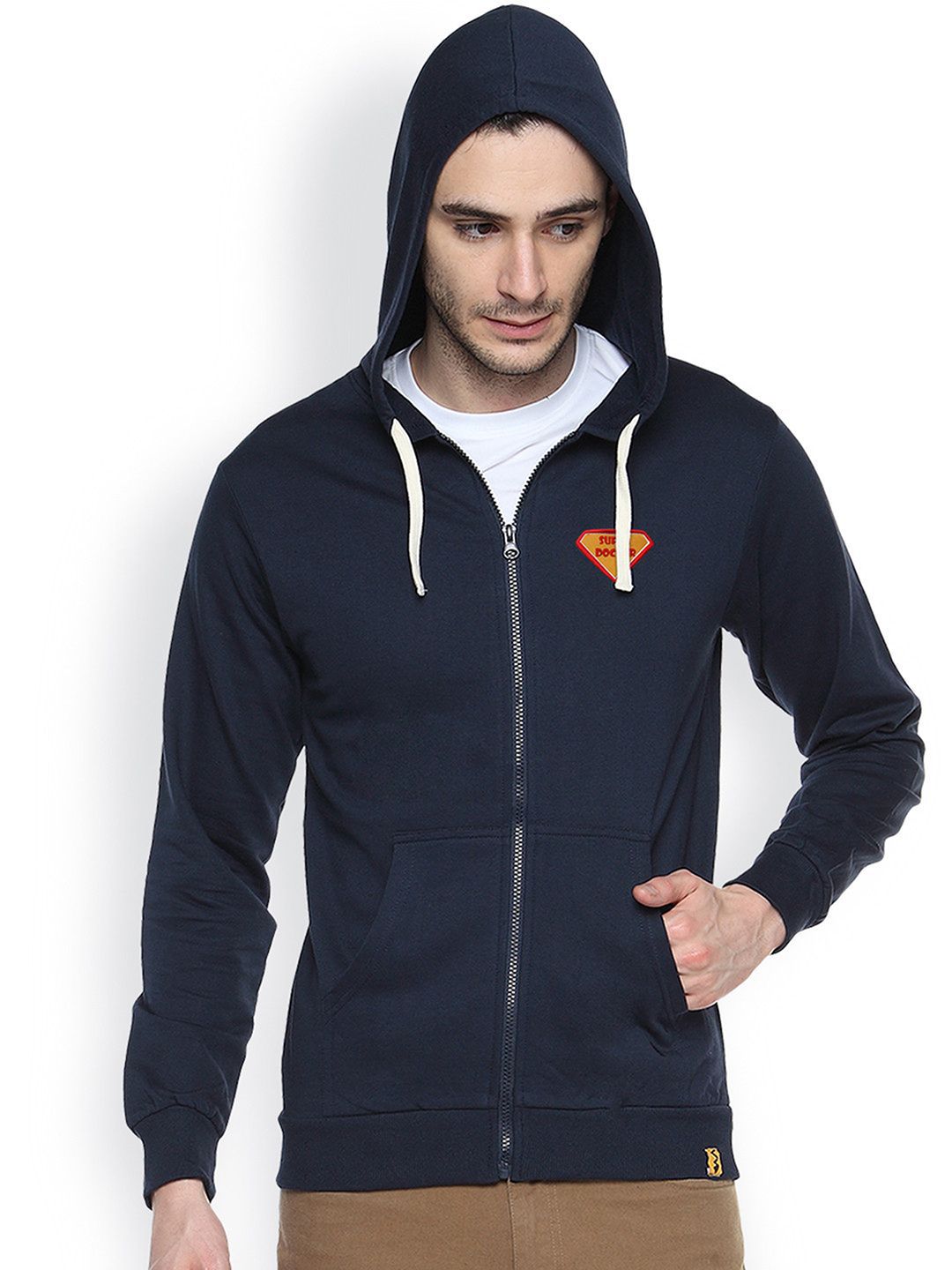 CAHOOT Men Printed Hooded Sweatshirt
