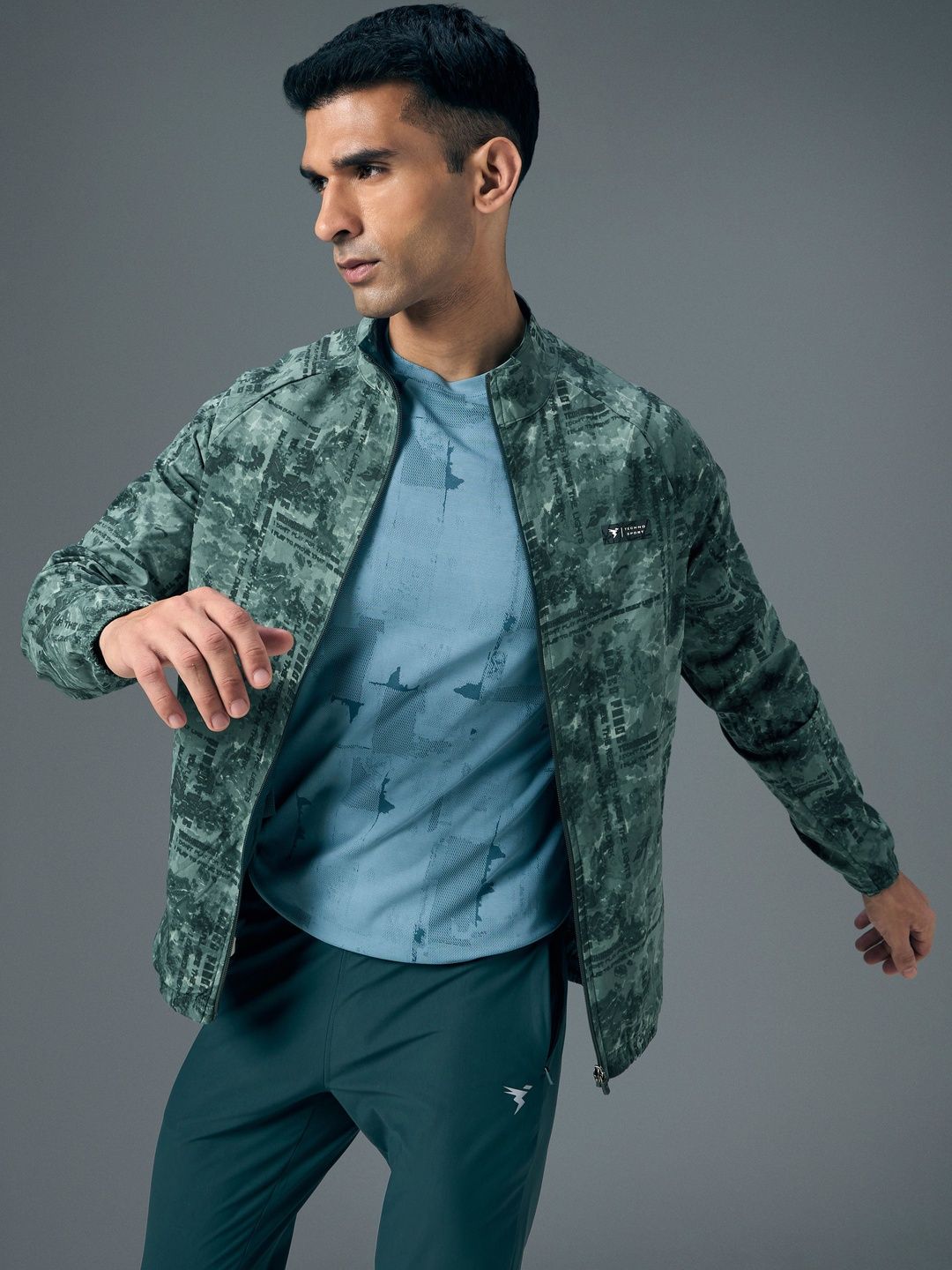 Technosport Men Lightweight Training or Gym Sporty Jacket
