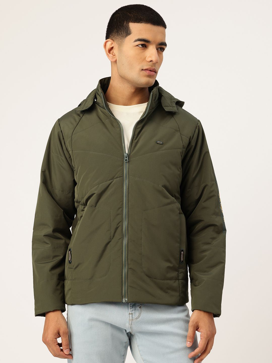 Monte Carlo Lightweight Padded Jacket with Detachable Hood