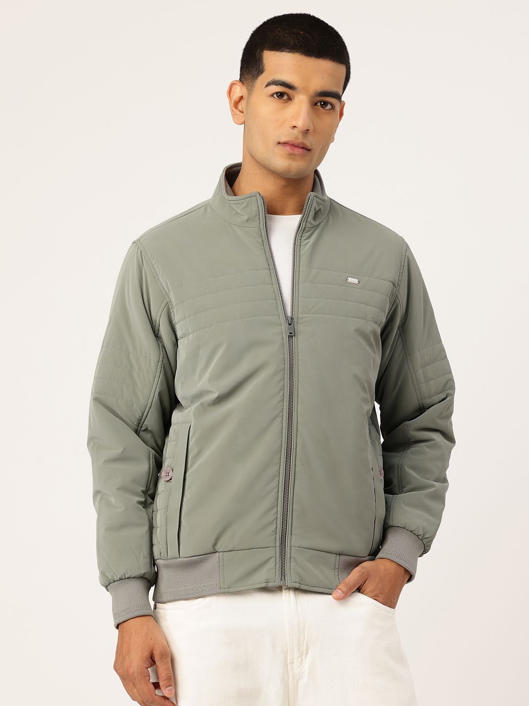 Monte Carlo Mock Collar Bomber Jacket