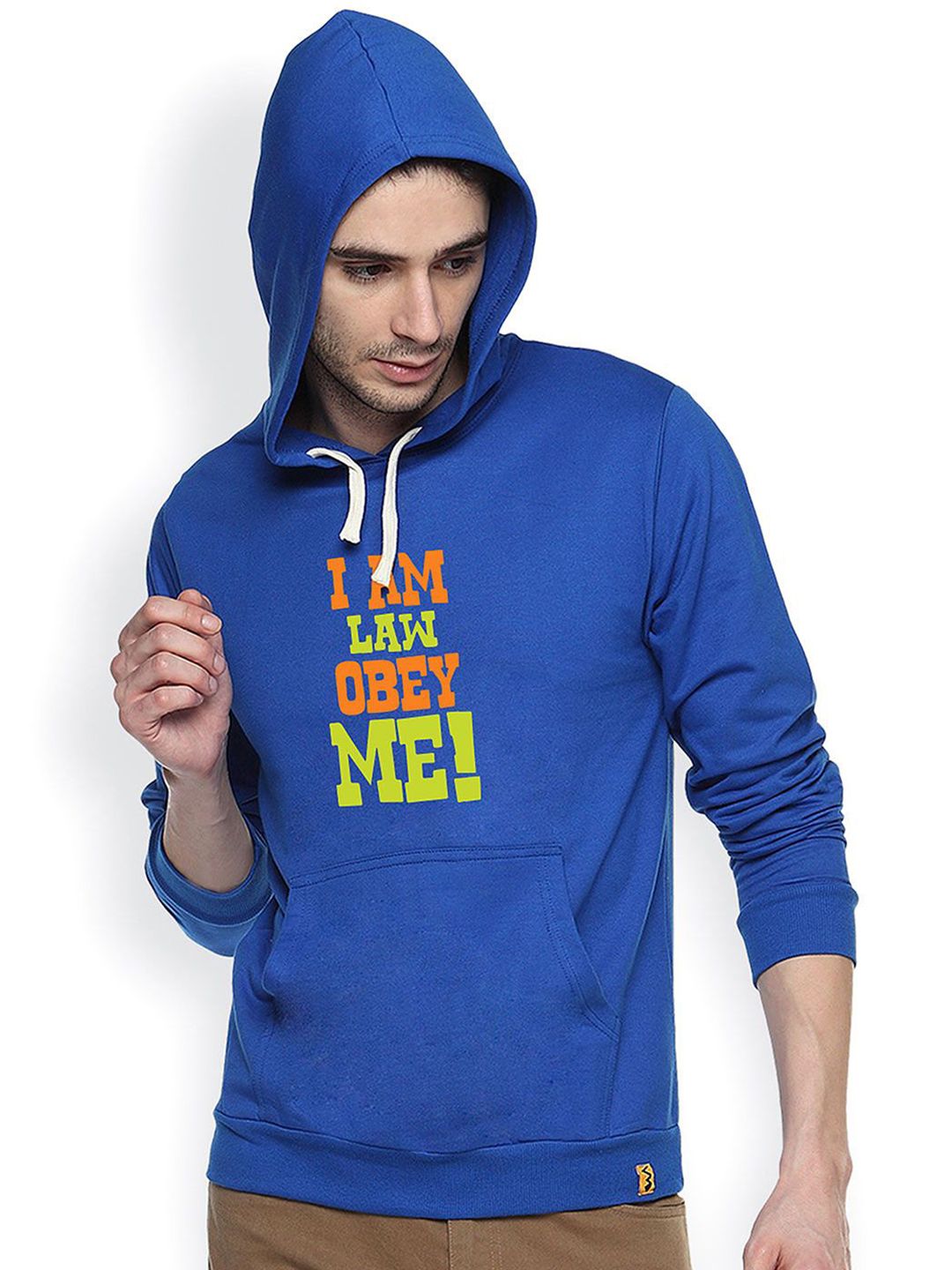 CAHOOT Men Printed Hooded Sweatshirt