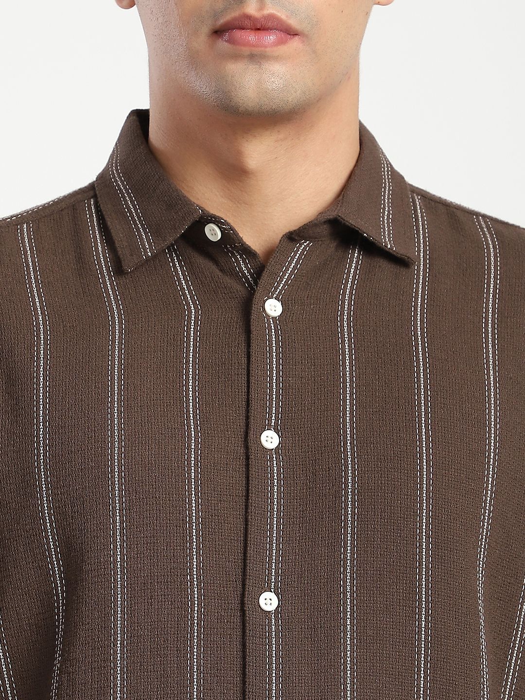 Buy R&B Men Striped Casual Shirt - Shirts for Men 37521756 | Myntra