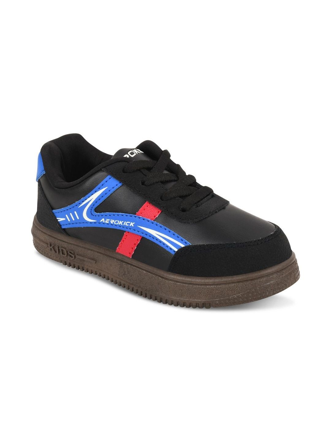 AEROKICK Kids Colourblocked Lace-Up Sneakers