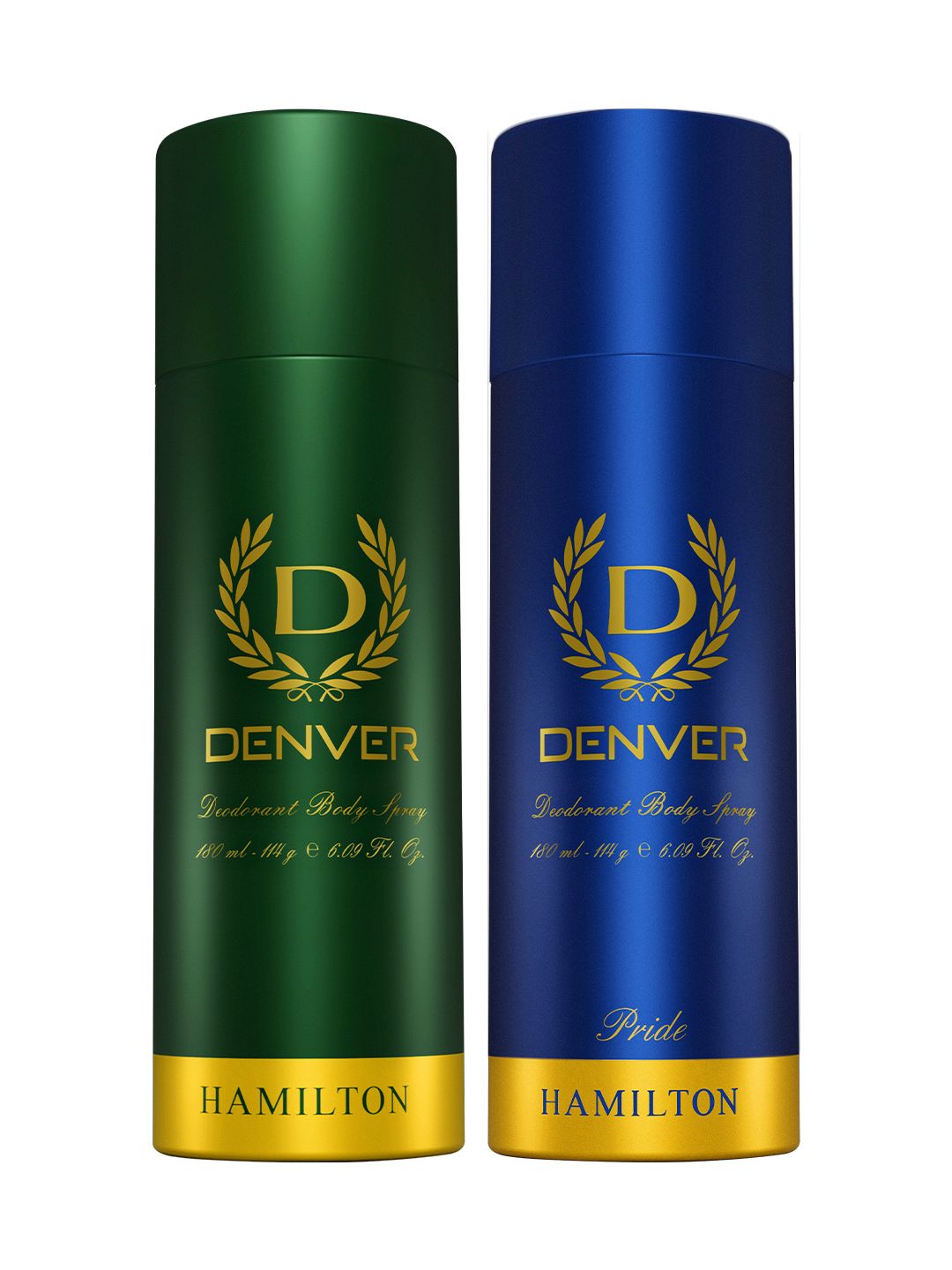 Denver Men Set of 2 Hamilton Pride Deodorant Body Sprays