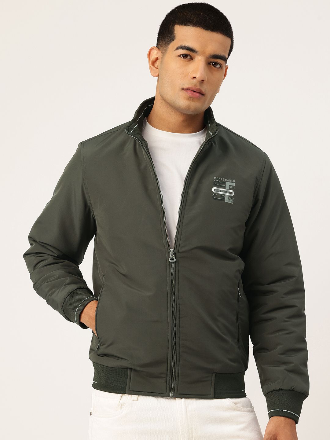 Monte Carlo Mock Collar Bomber Jacket