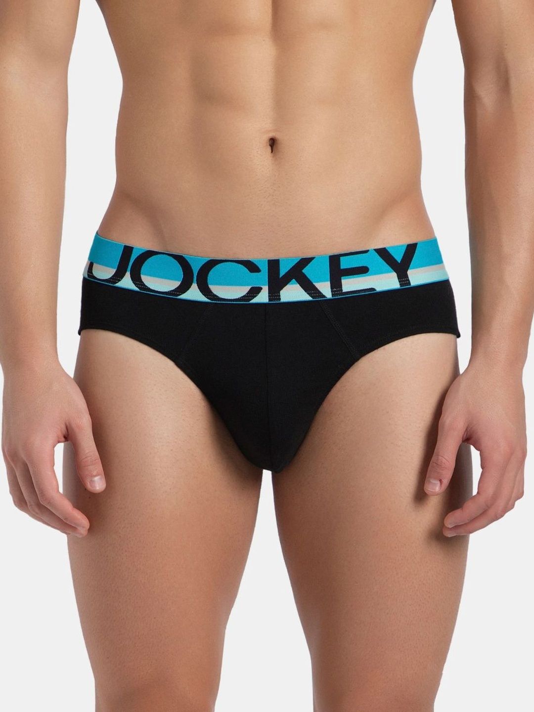 Jockey Pack of 2 Super Combed Cotton Rib Solid Brief With Ultrasoft Waistband - FP02