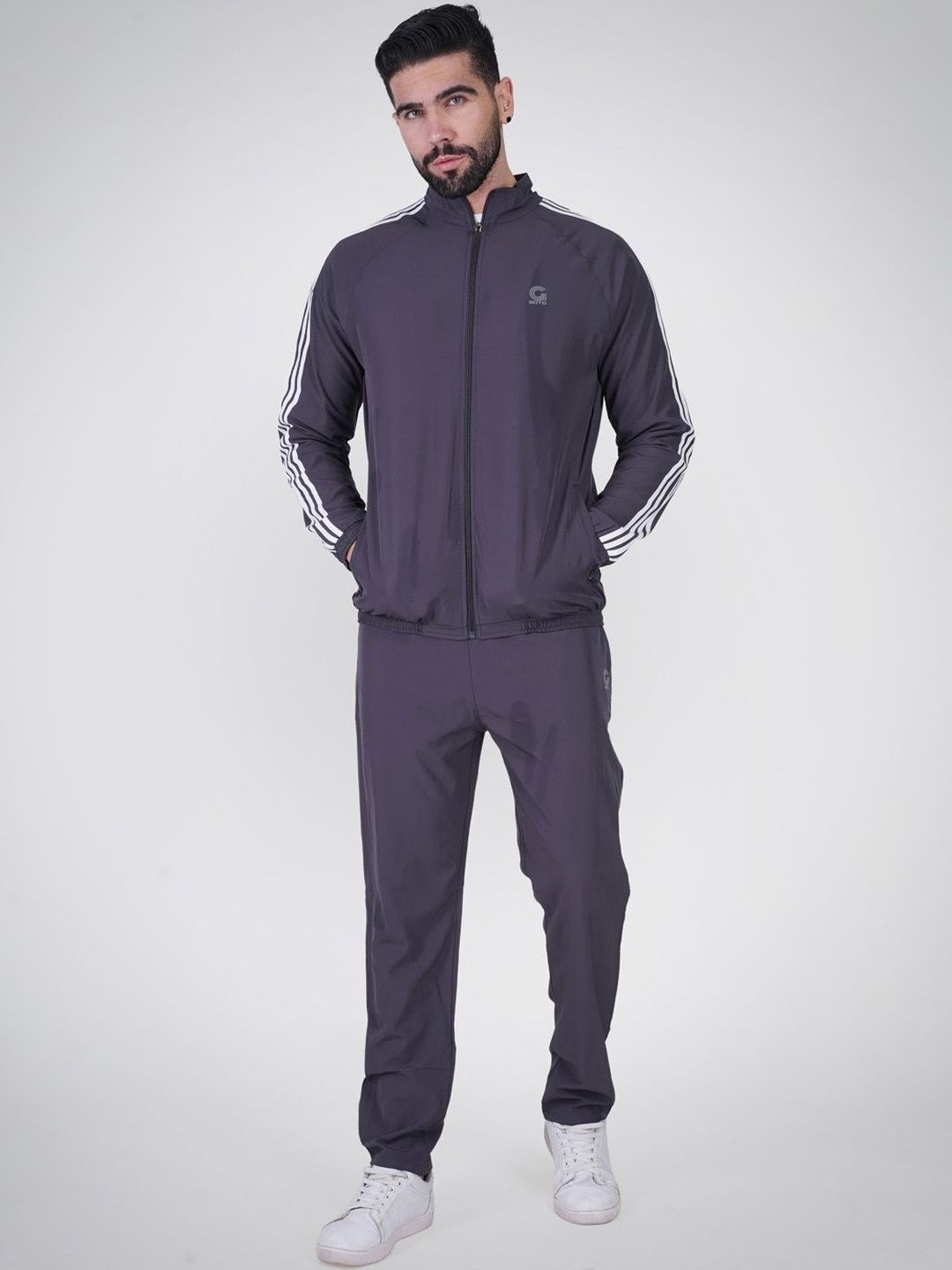 GOTO SPORTS Men Mock Neck Tracksuits