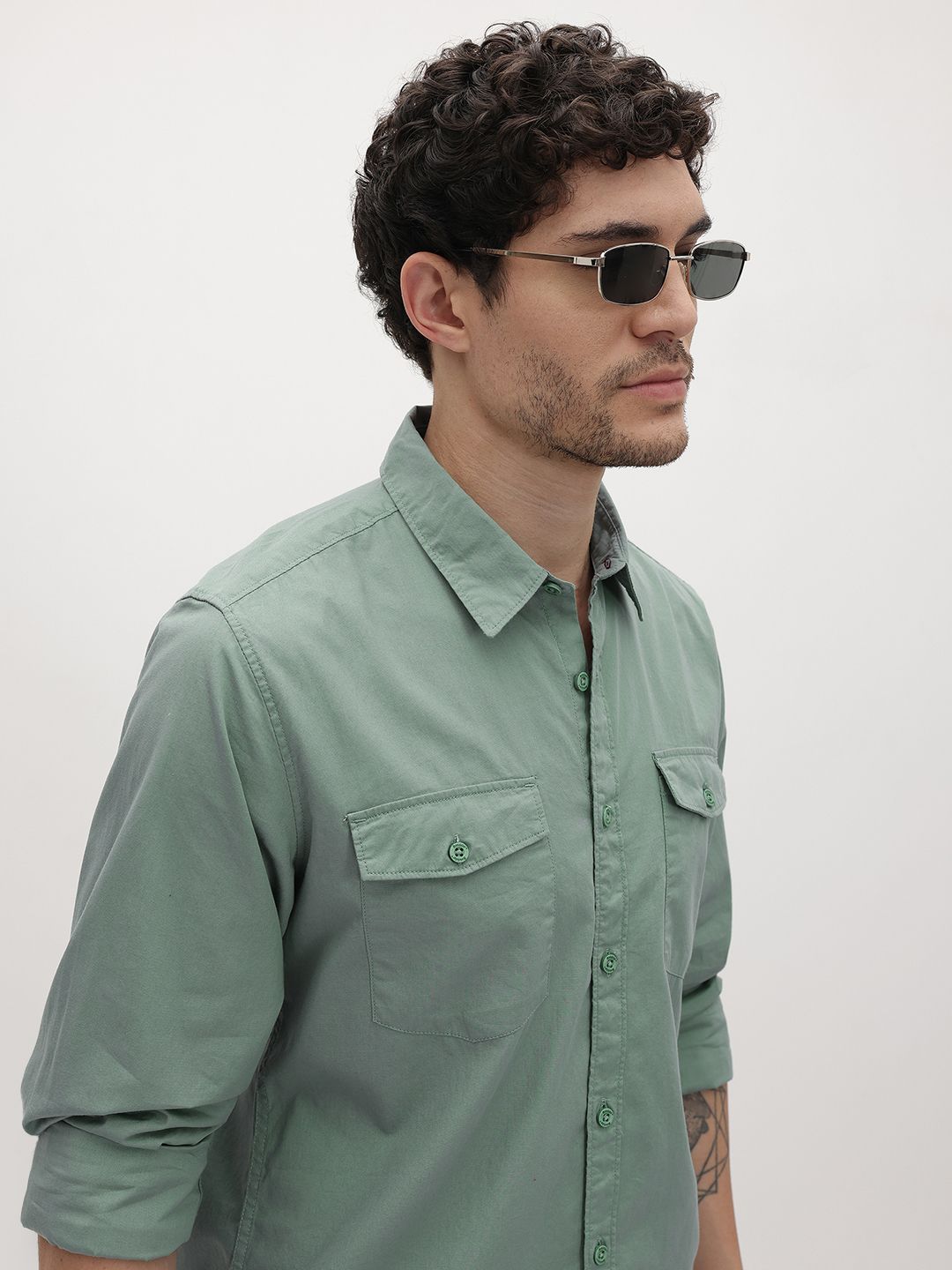 The Roadster Life Co. Pocket Detail Casual Shirt