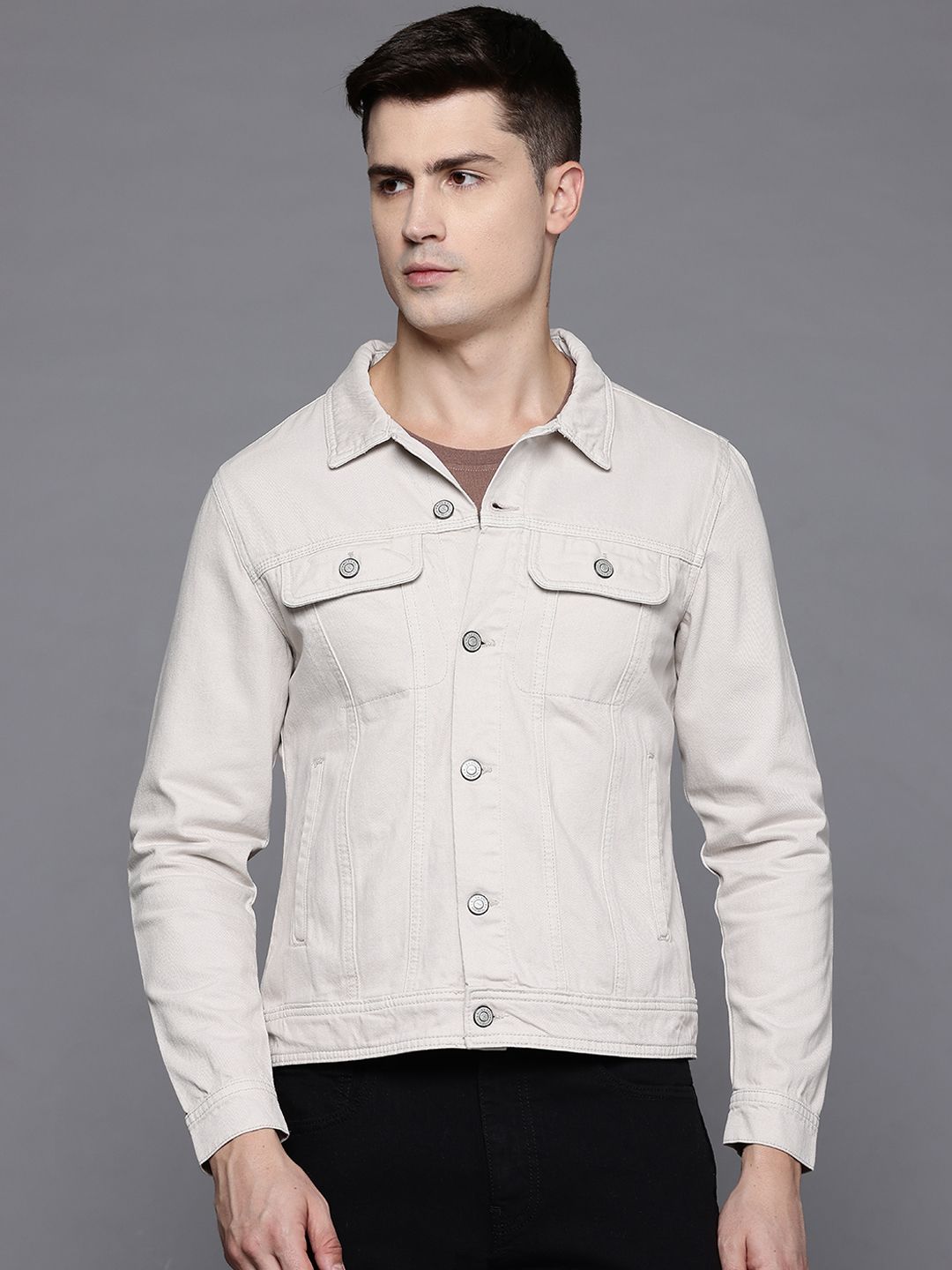 Allen Solly Pure Cotton Denim Jacket