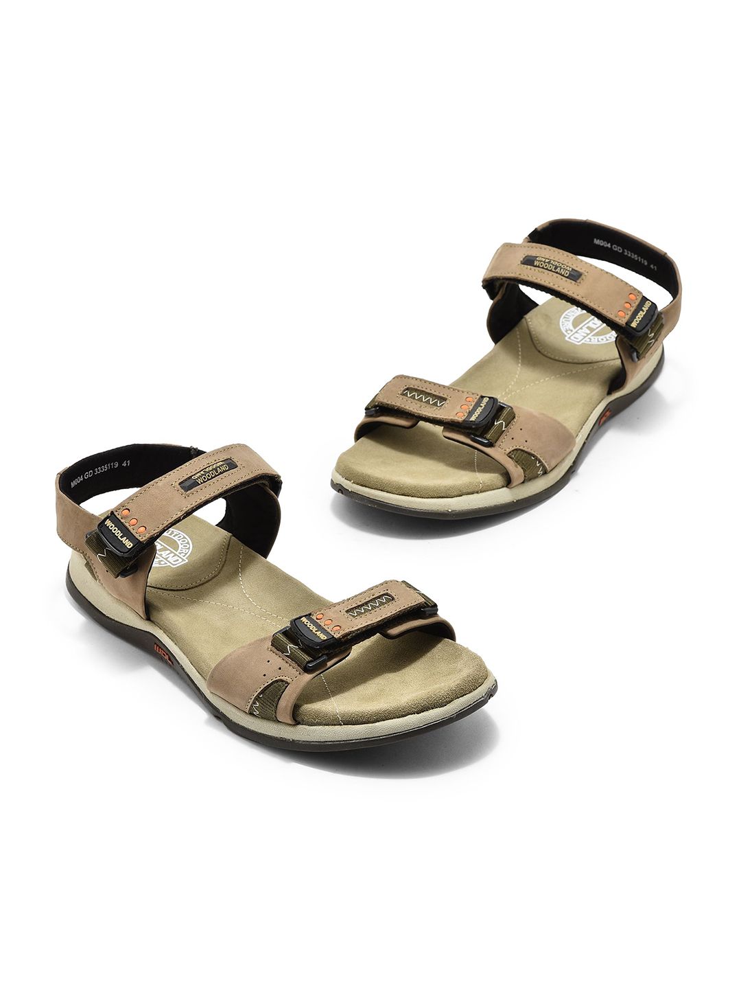 Woodland Men Velcro Suede Sandals