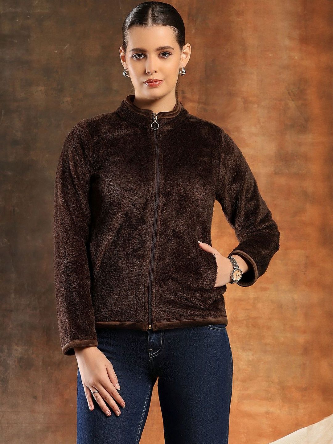 Nayam By Lakshita Women Woollen Lightweight Quilted Jacket