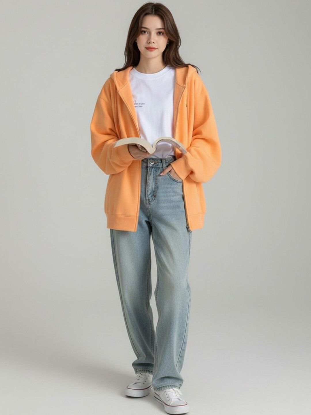 DressBerry Women Hooded Solid Bomber Jacket