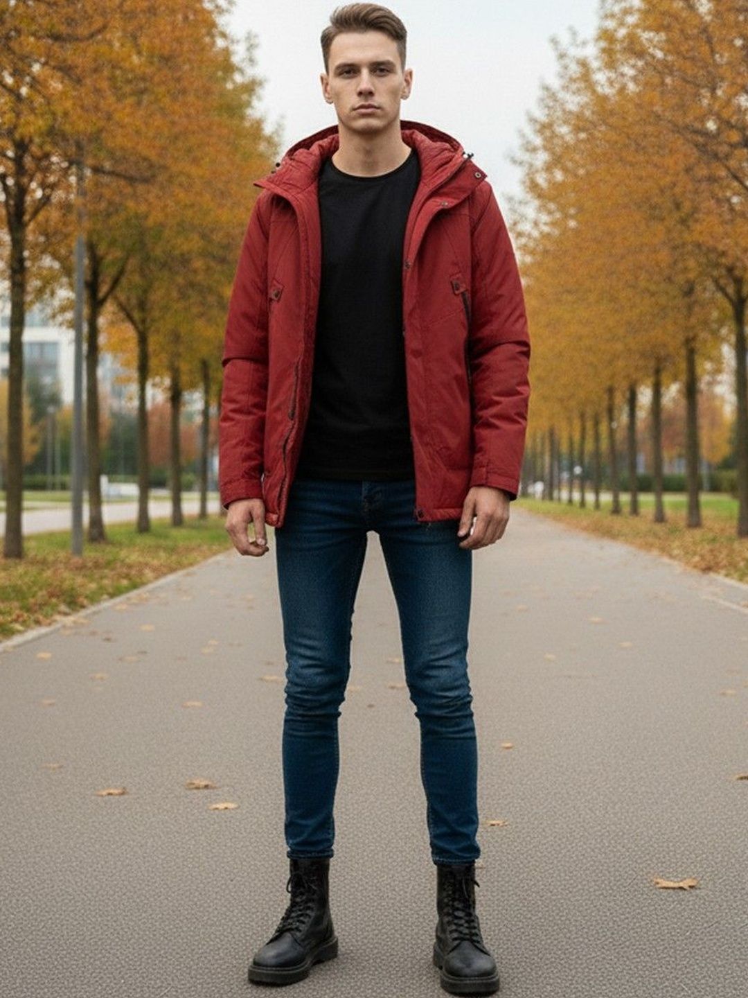 Mast & Harbour Men Padded Jacket