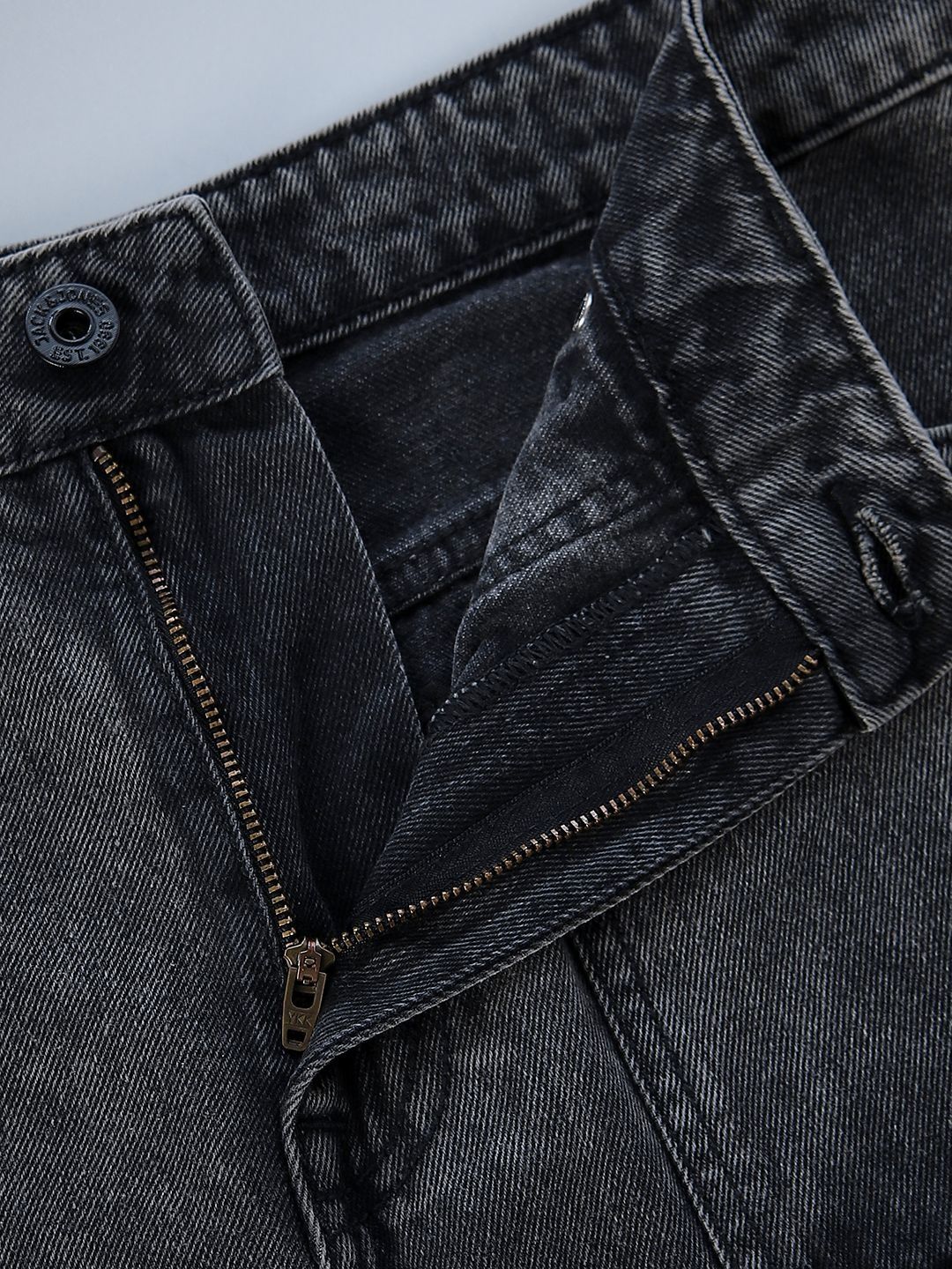 Wide Leg High-Rise Heavy Fade Stretchable Jeans