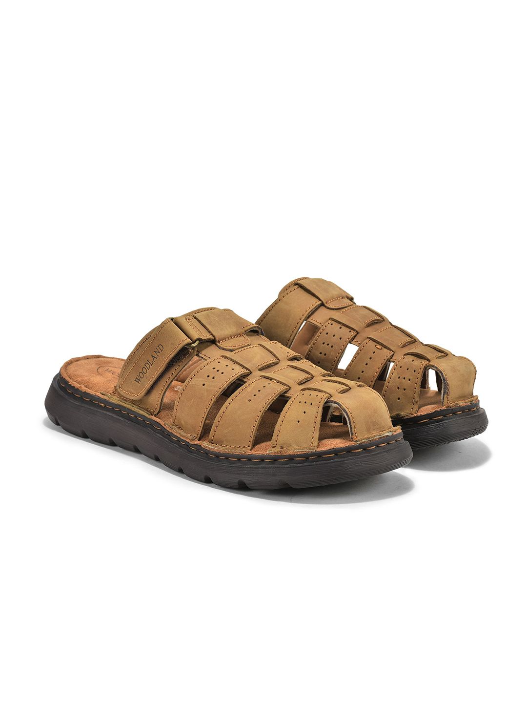 Woodland Men Suede Fisherman Sandals