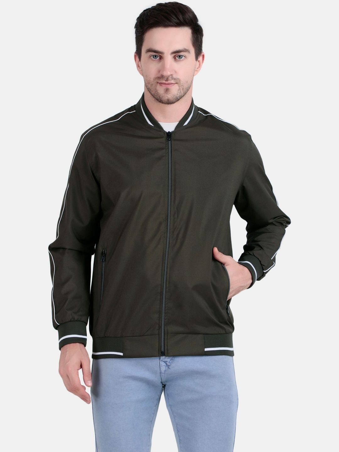 Mast & Harbour Men Bomber Jacket