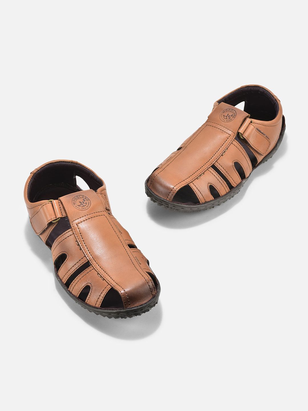 Woodland Men Leather Fisherman Sandals