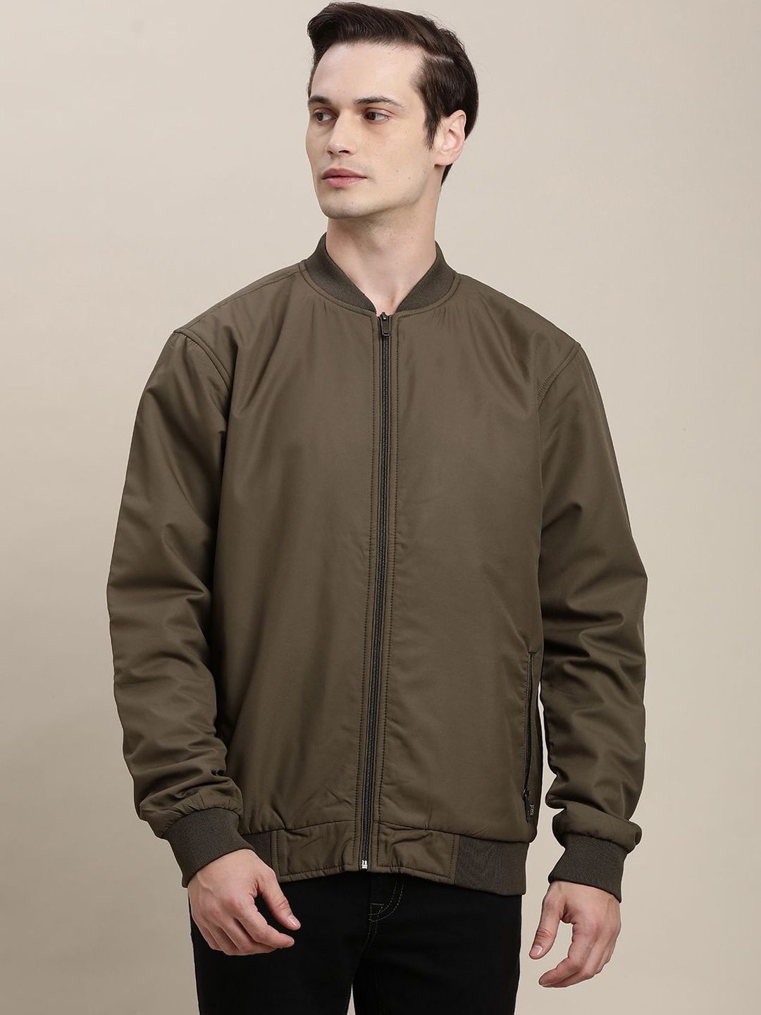 Turtle Men Windcheater Bomber with Embroidered Jacket
