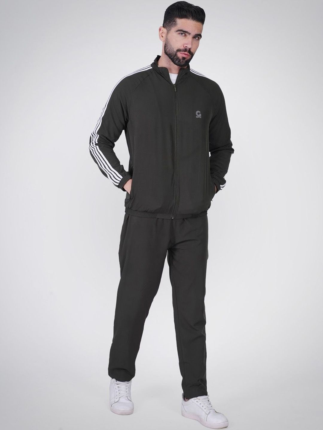 GOTO SPORTS Men Mock Neck Tracksuits