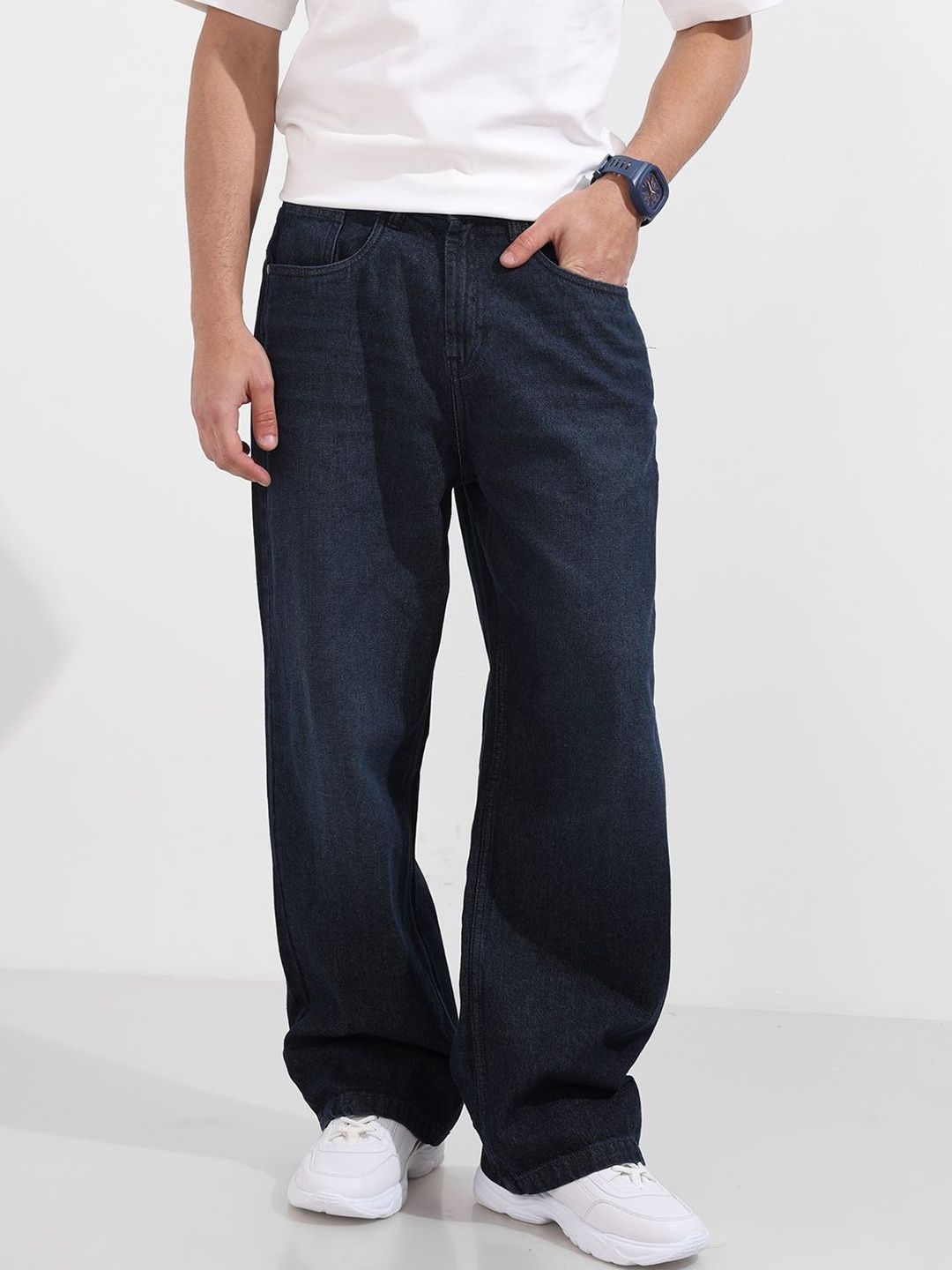 The Indian Garage Co Men Mid-Rise Jeans