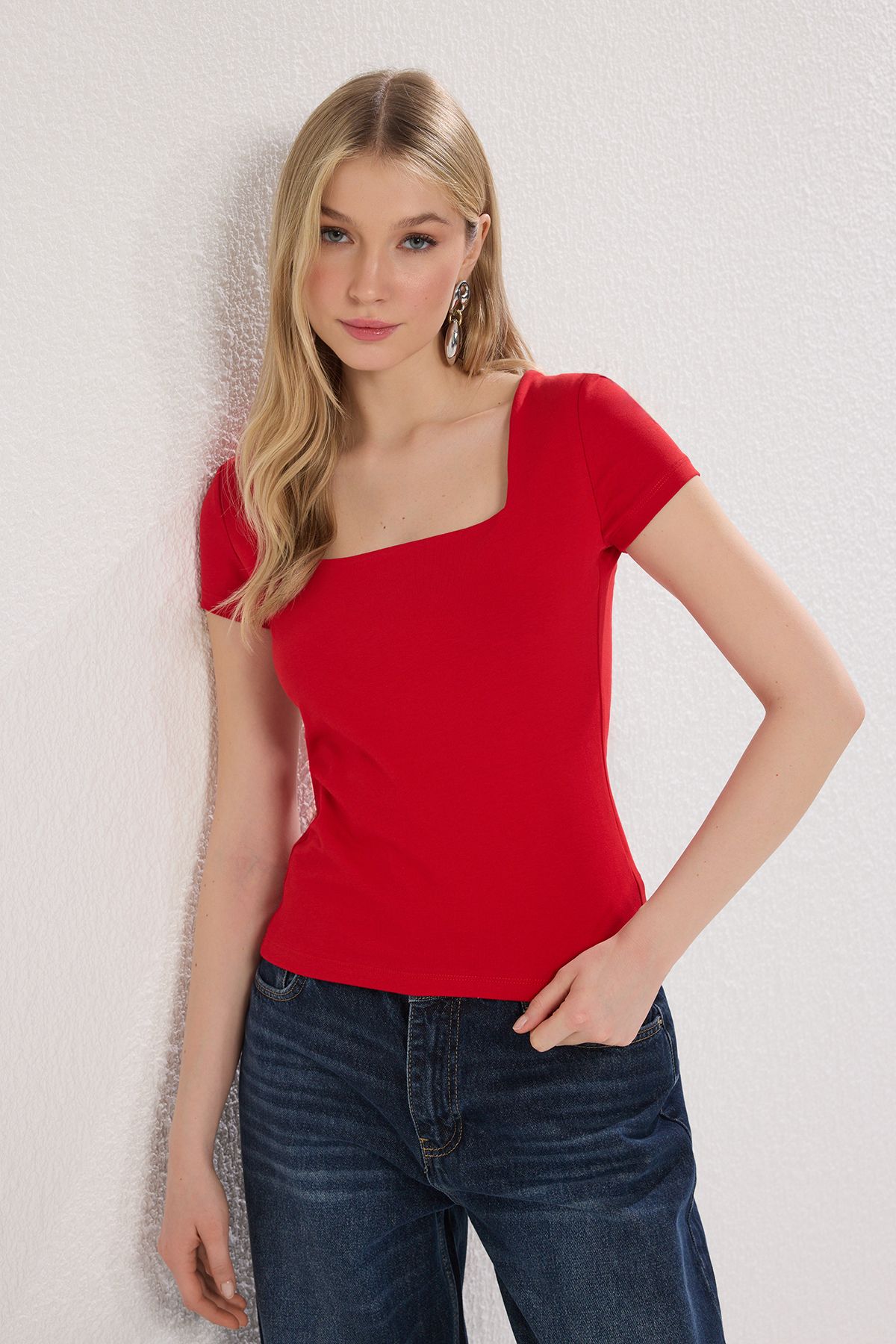 Cherry Red Top - Buy Cherry Red Top online in India