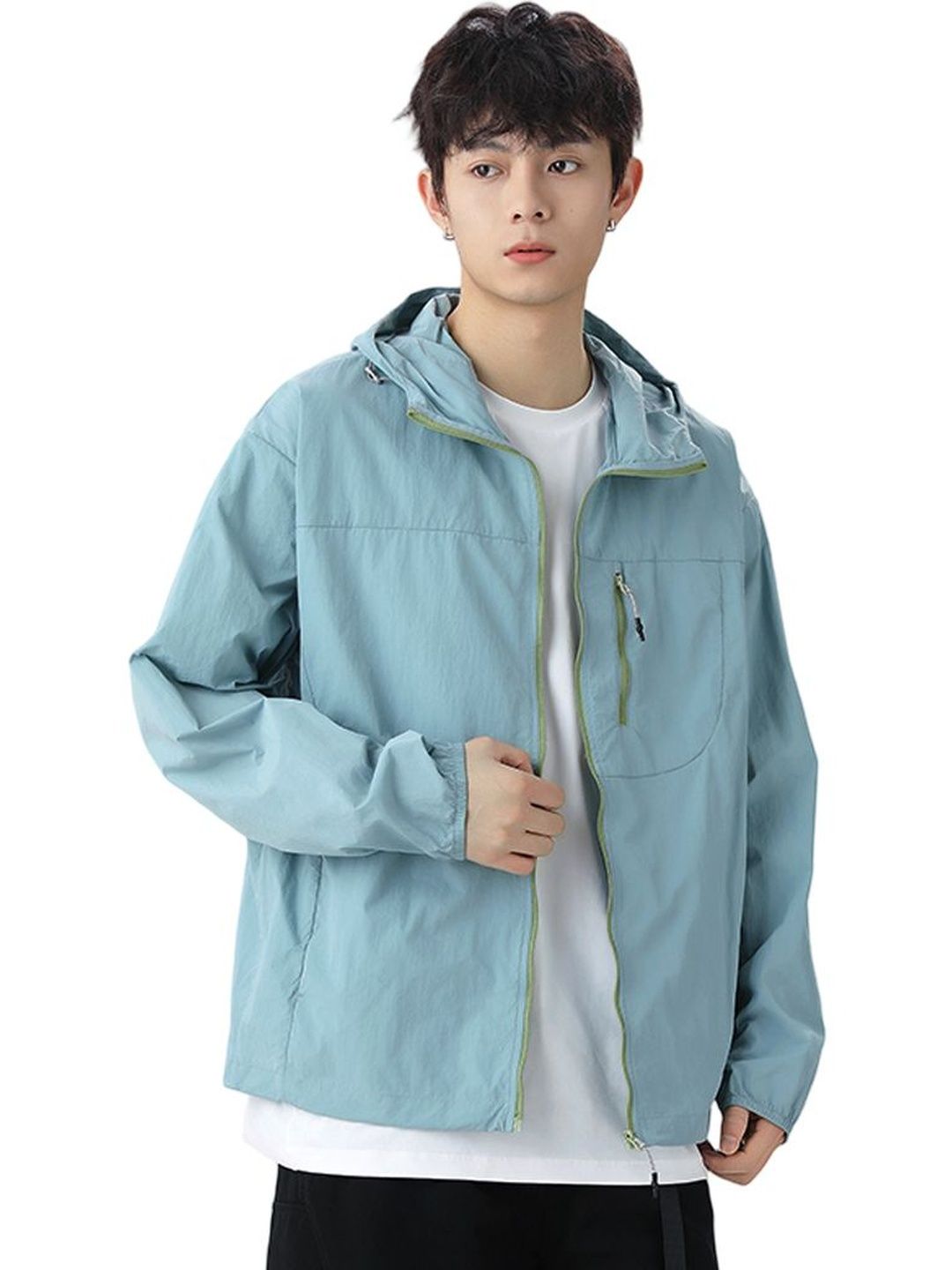 Palay Lightweight Rapid-Dry Hooded Long Sleeves Sporty Jacket