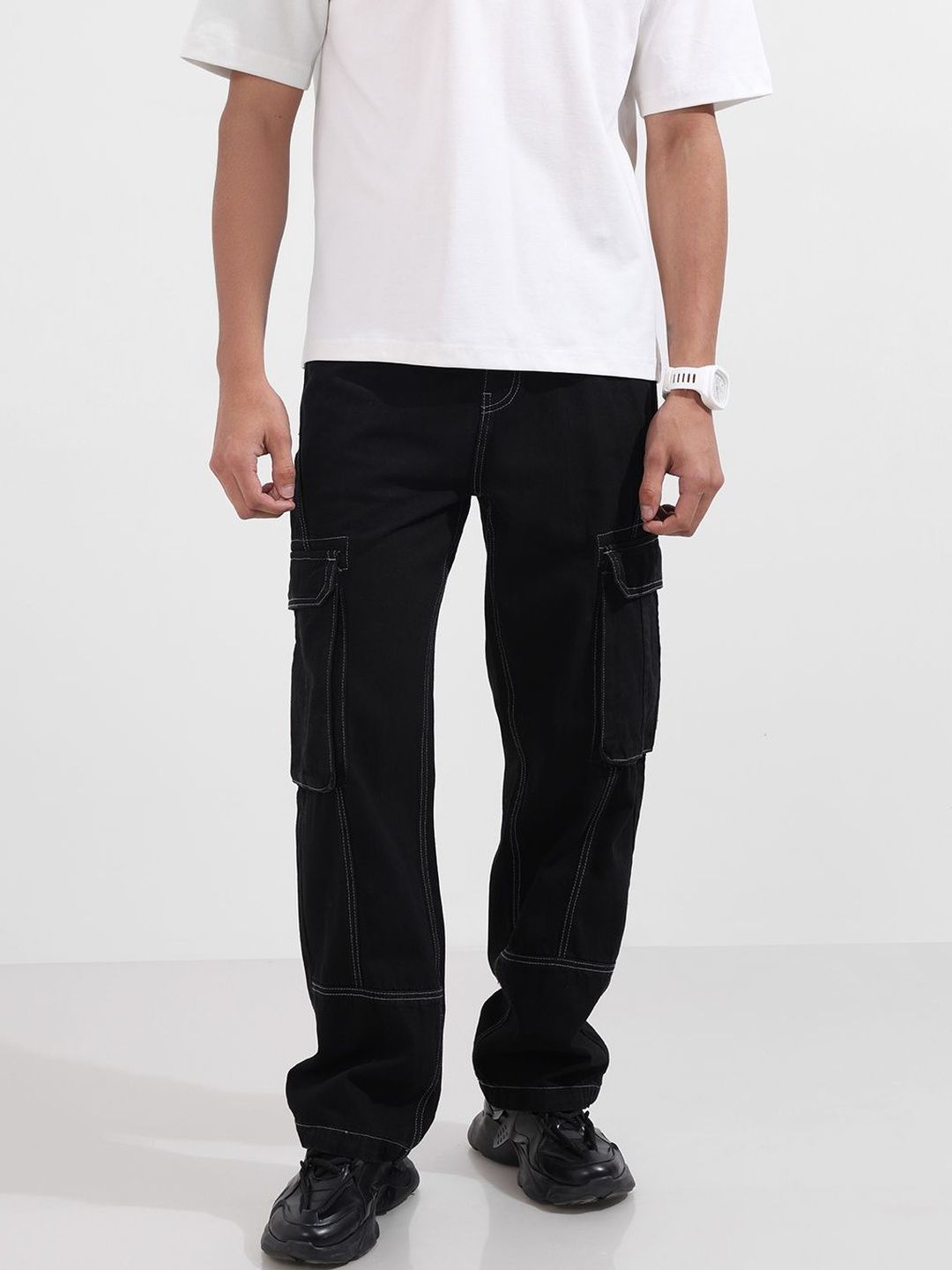 The Indian Garage Co Men Relaxed Fit Mid-Rise Jeans