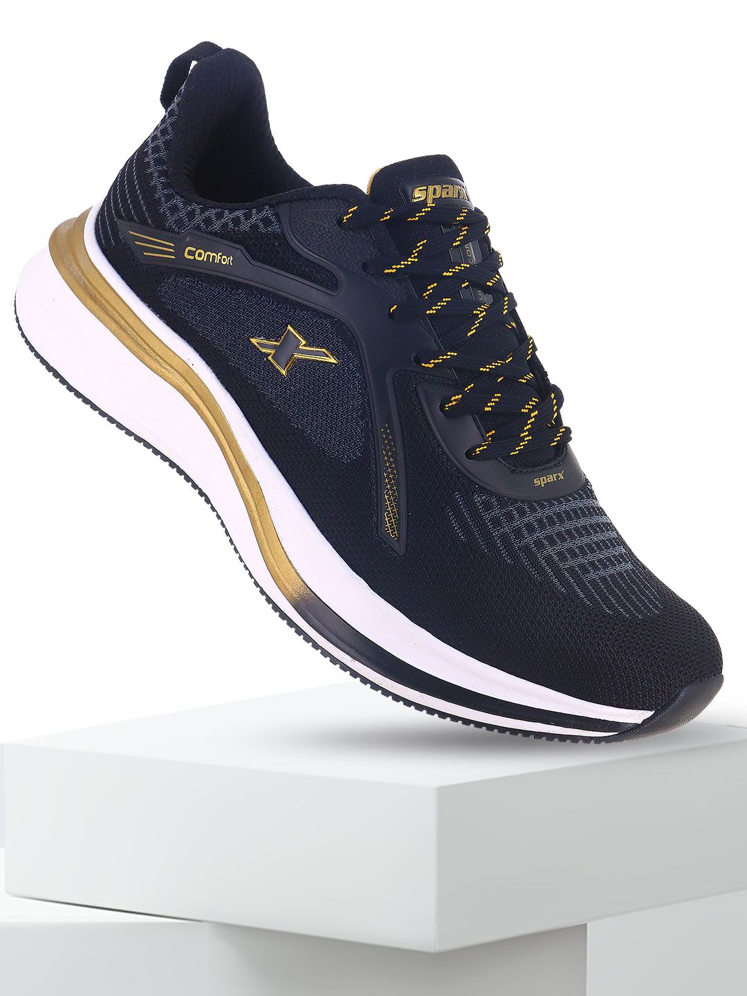 Sparx Men Mesh Training or Gym Non-Marking Lace-Ups Shoes