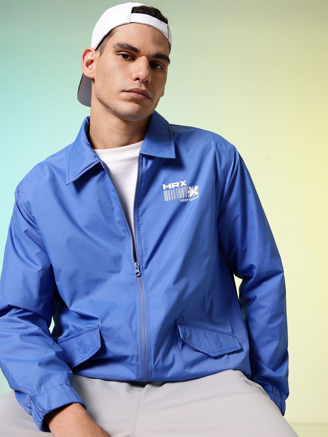 HRX by Hrithik Roshan Brand Logo Tailored Lifestyle Jacket