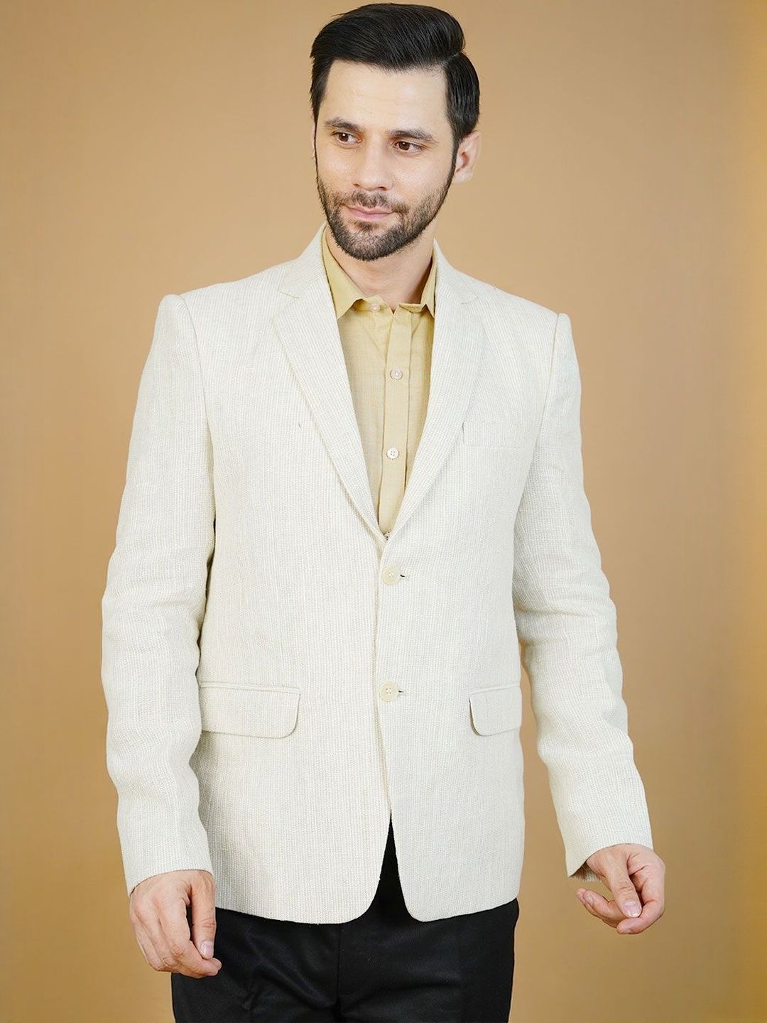 Wintage Notched Lapel Single-Breasted Blazer
