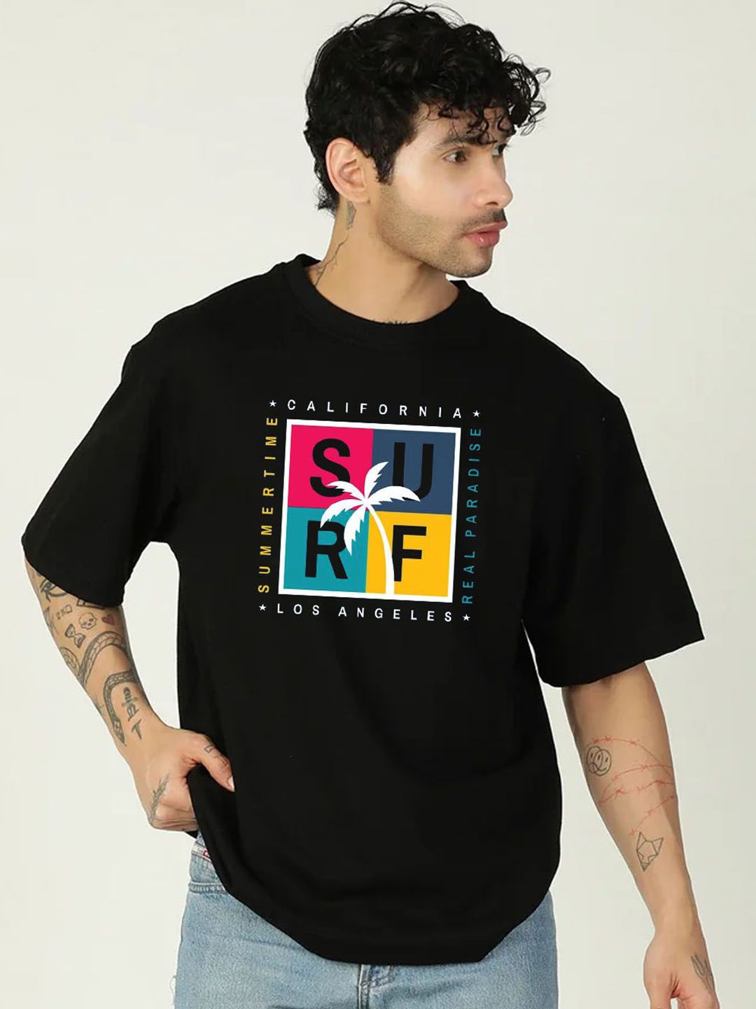Moda Rapido Men Printed Pure Cotton Bio Finish T-shirt