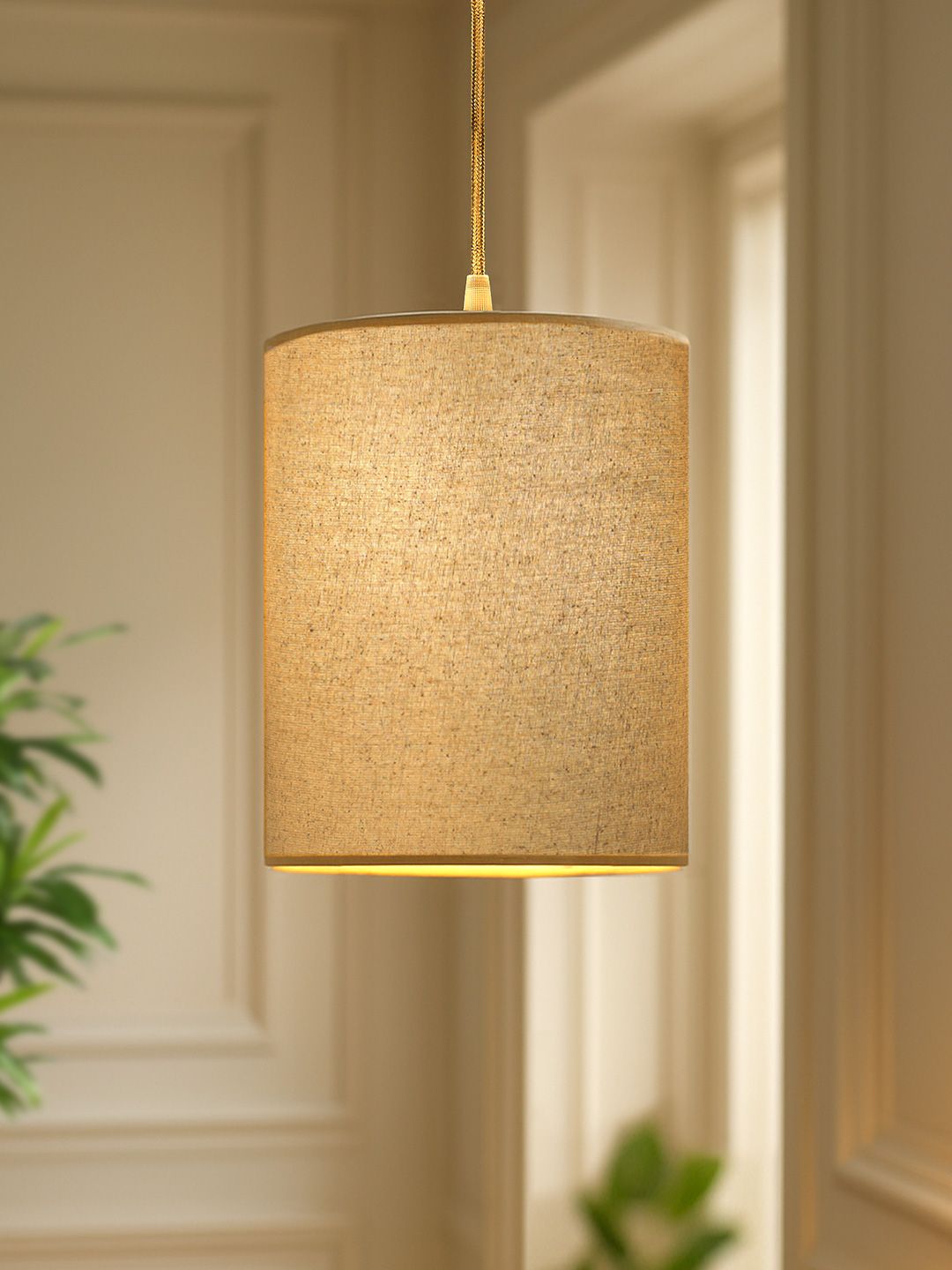 Homesake White Printed Contemporary Hanging Lamp
