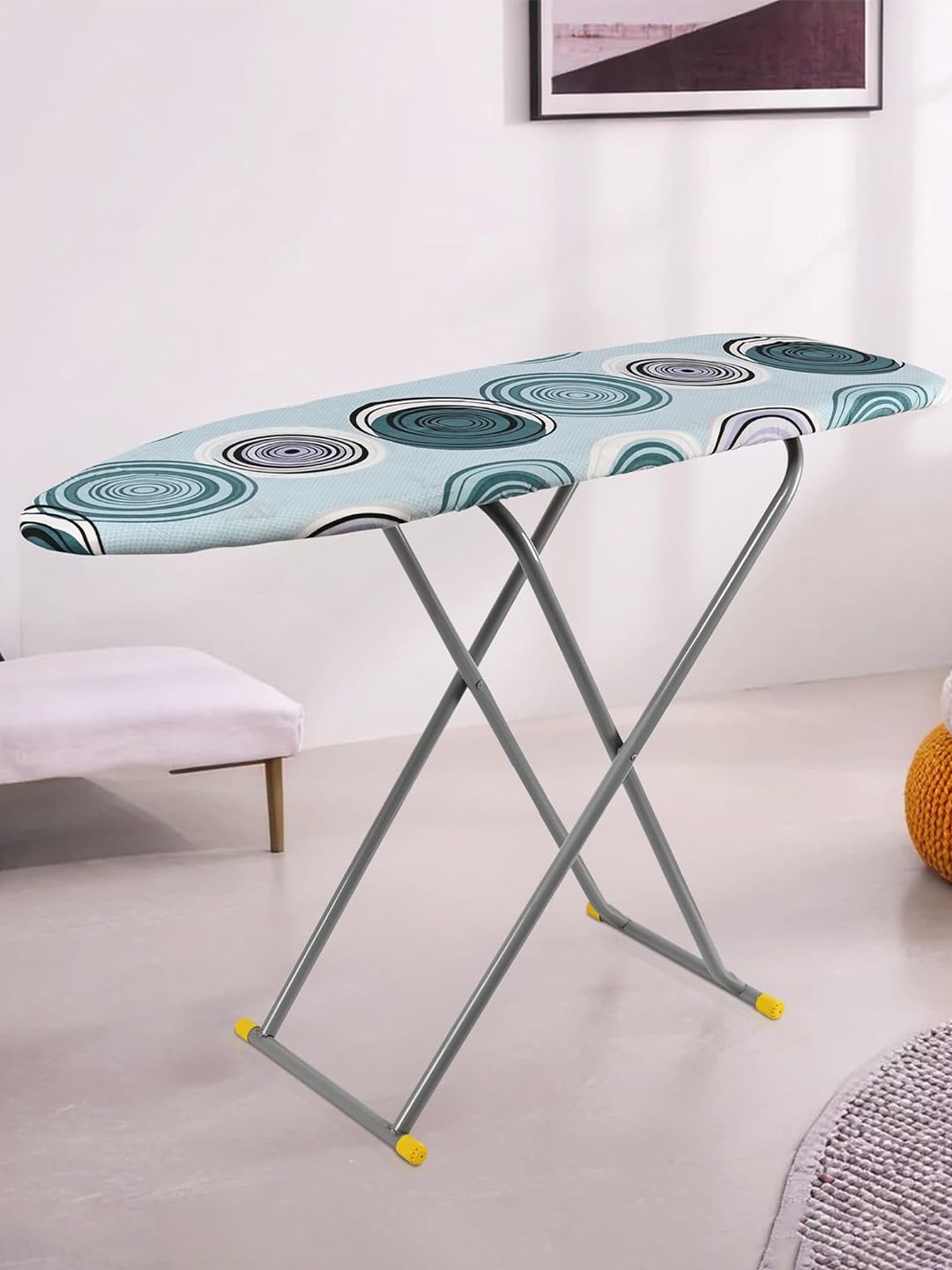 Buy Kuber Industries Blue 18 Inch Adjustable & Foldable Iron Board