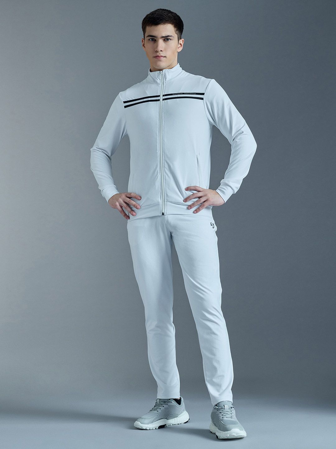 SG Men Mock Collar Long Sleeves Tracksuit