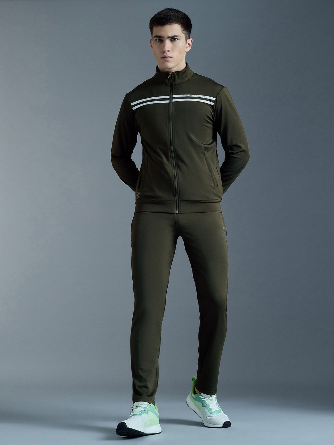 SG Men Brand Logo Printed Long Sleeves Tracksuit