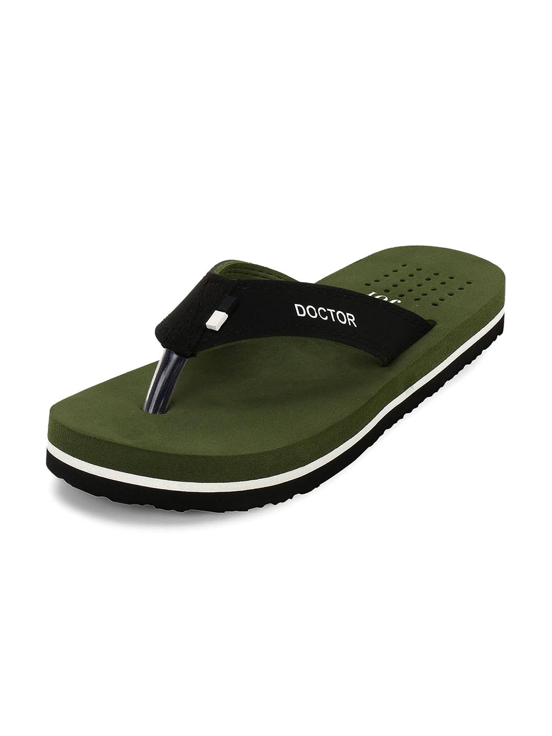 ORTHO JOY Colourblocked Rubber Thong Flip-Flops