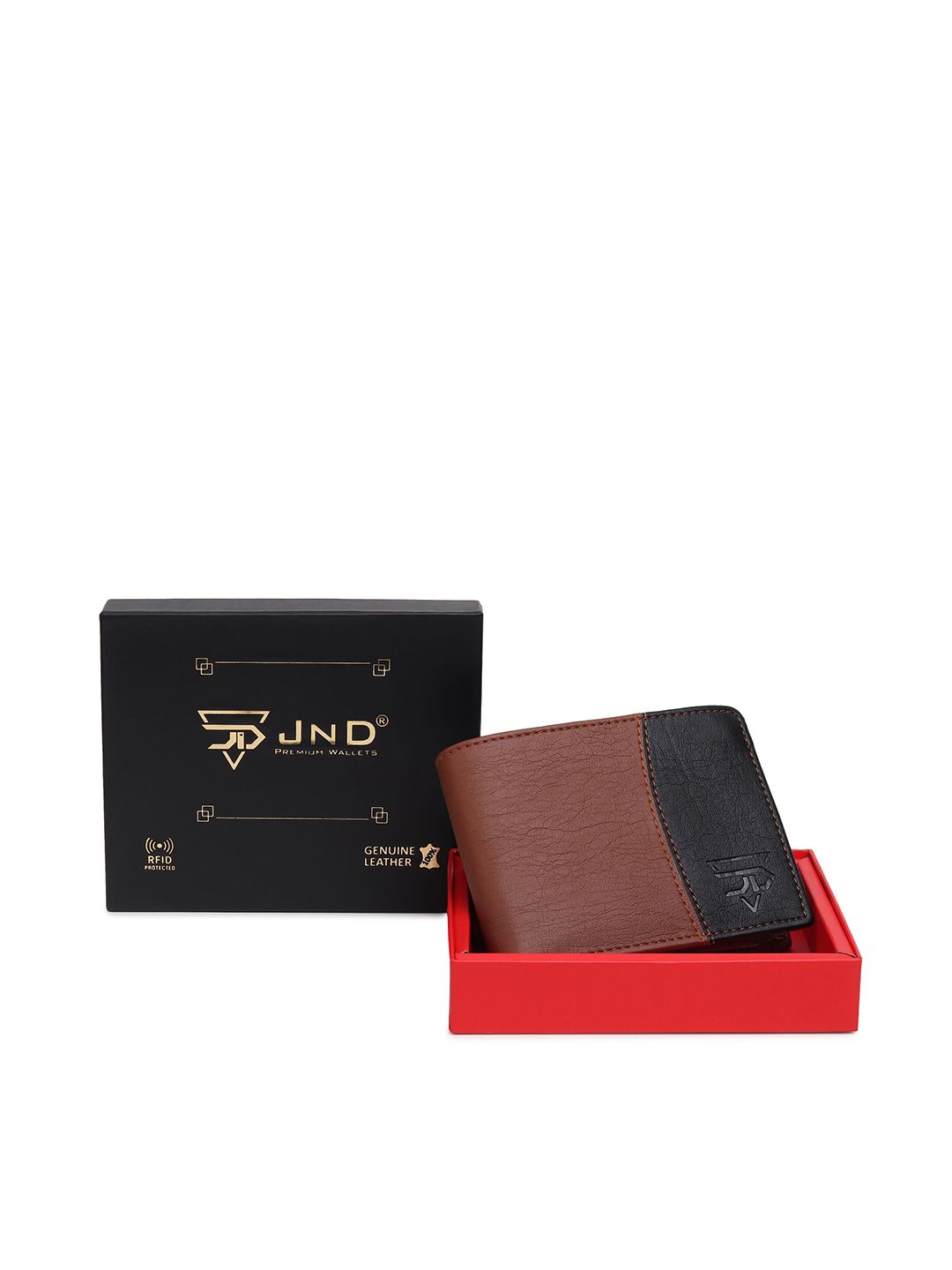 CRAFT LINE Men Colourblocked Two Fold Wallet