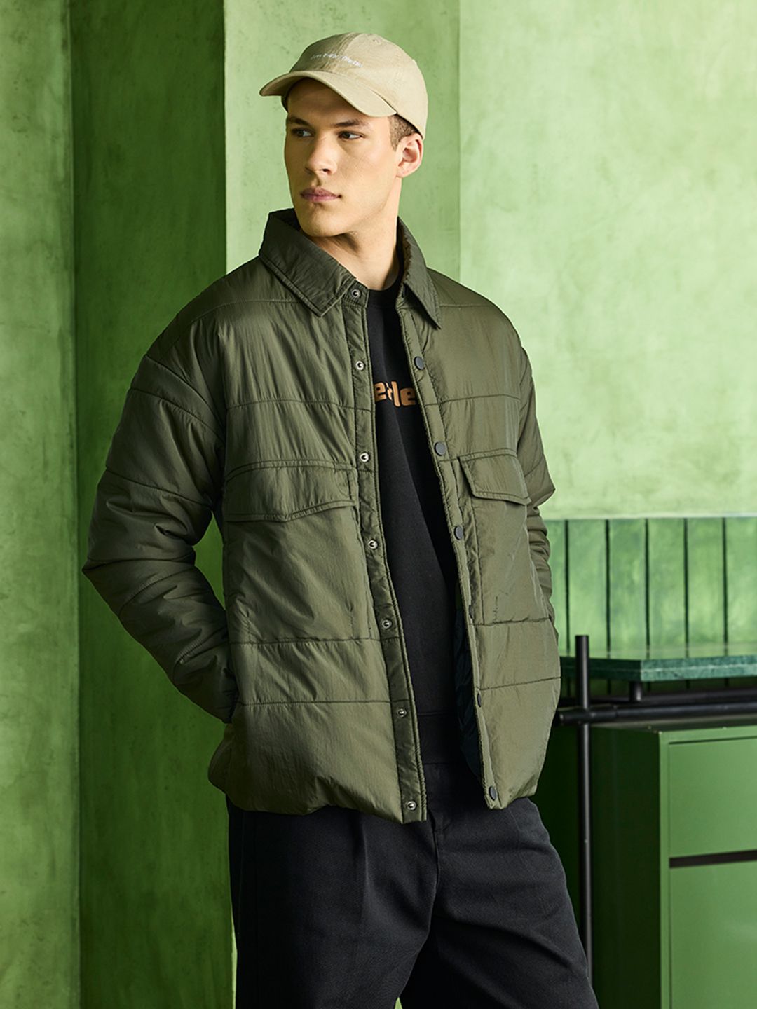 Snitch Navy Plain Jackets