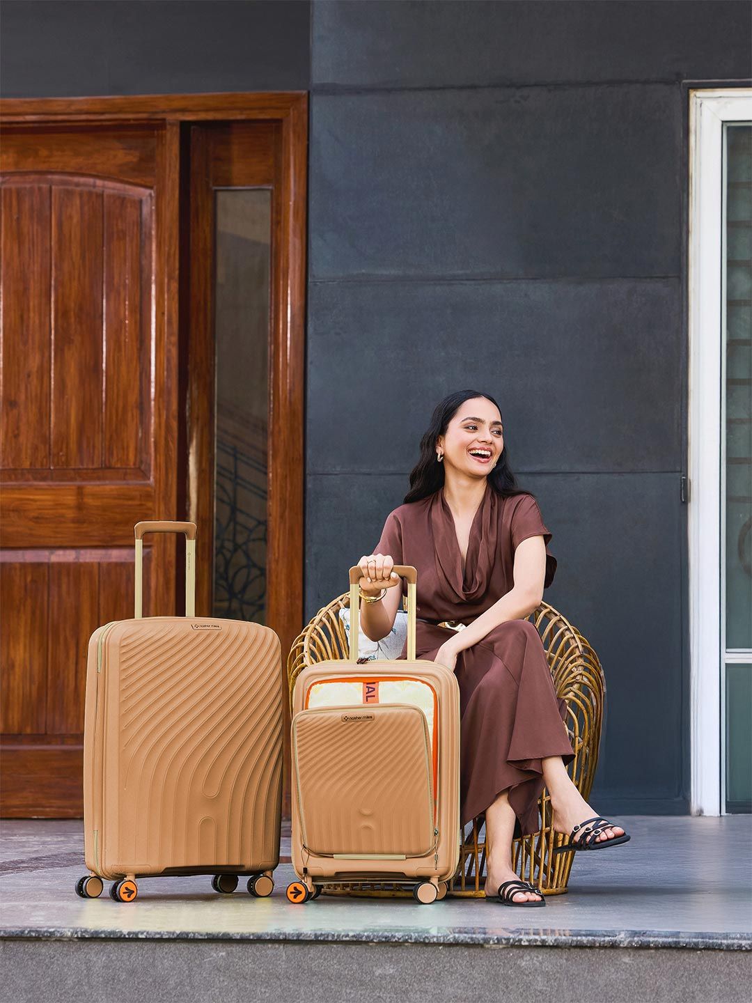 Buy Nasher Miles Capri Hard-Sided Polypropylene Luggage Set of 2