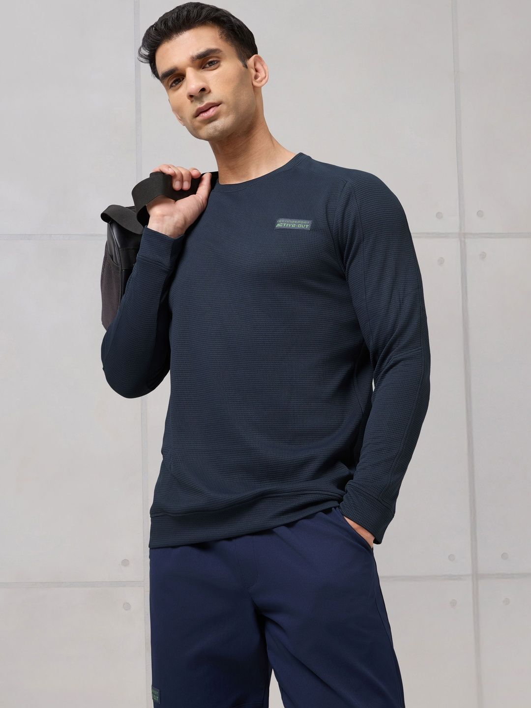 Technosport Men Anti Static Slim Fit T-shirt