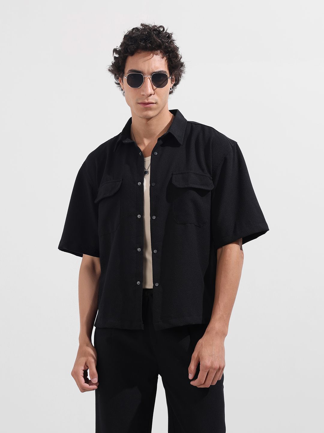 The Indian Garage Co Men Boxy Casual Shirt