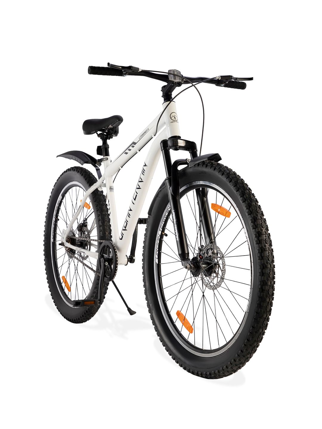 URBAN TERRAIN URBAN TERRAIN UT5000S27.5 Steel Frame 27.5T Single Speed Mountain Bike & Dual Disc Bicycle