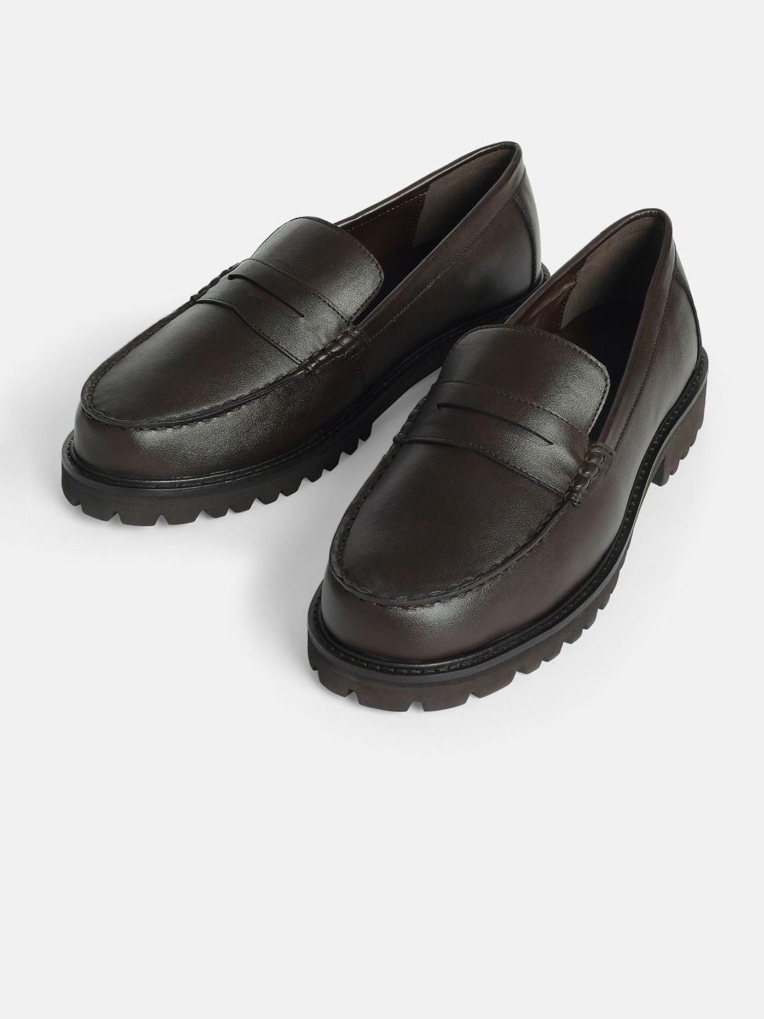 Snitch Men Chunky Formal Penny Loafers