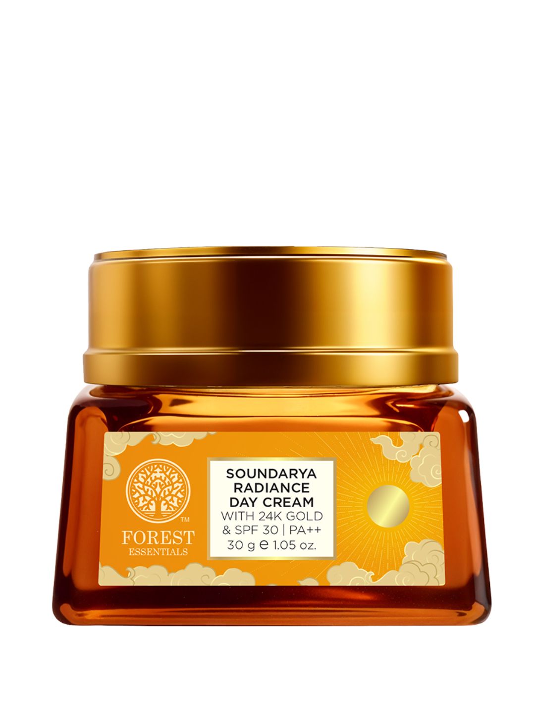 Forest Essentials Soundarya Anti Aging Radiance Cream With 24K Gold & SPF30 PA++ - 30g