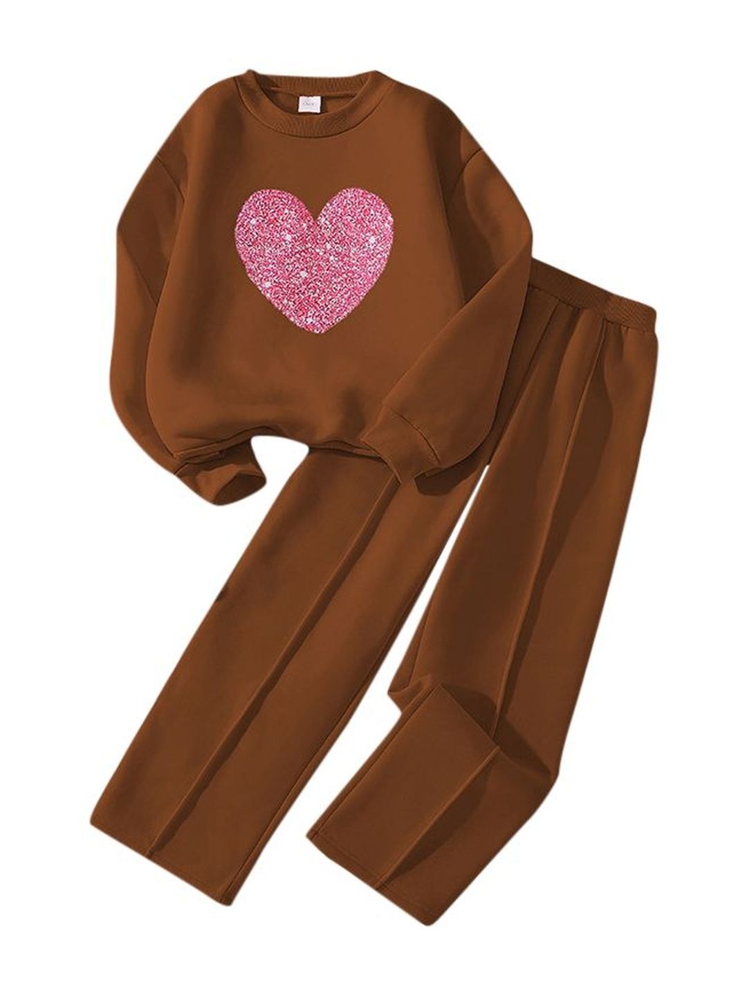 StyleCast x Revolte Girls Embellished Round Neck Top With Trousers