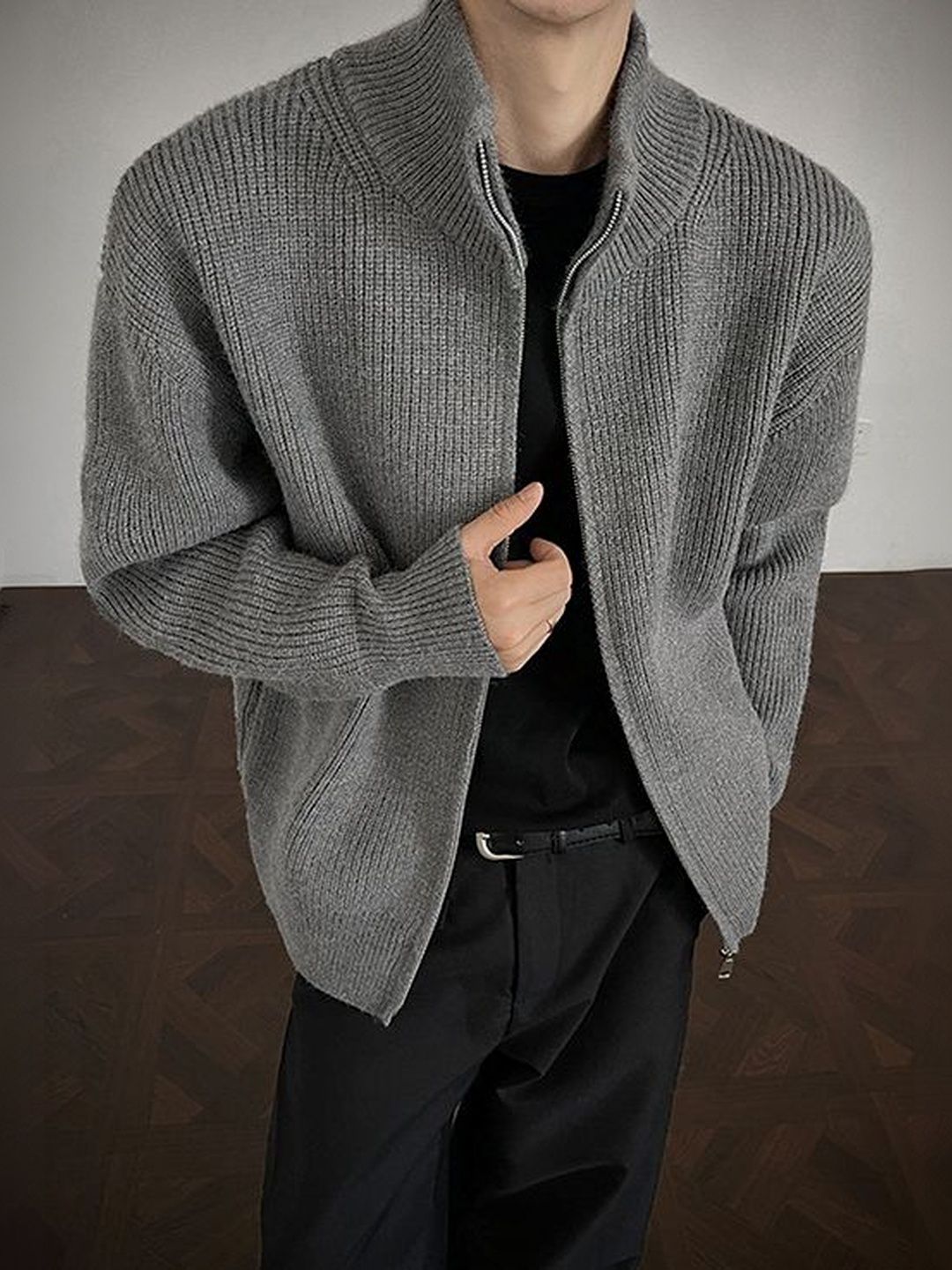 StyleCast x Revolte Stand Collar Tailored Jacket